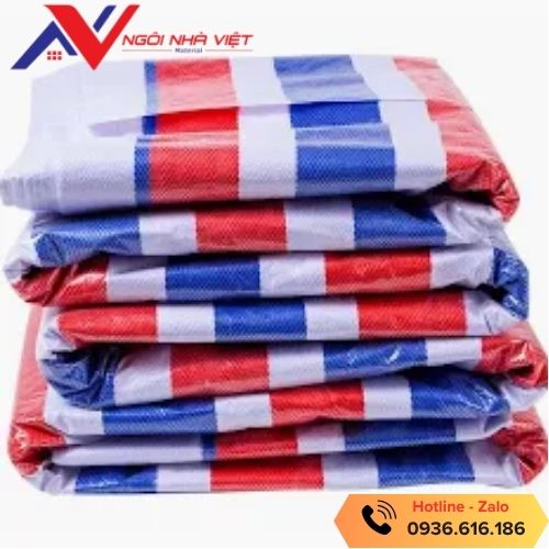 Bạt sọc 3 màu khổ 4m