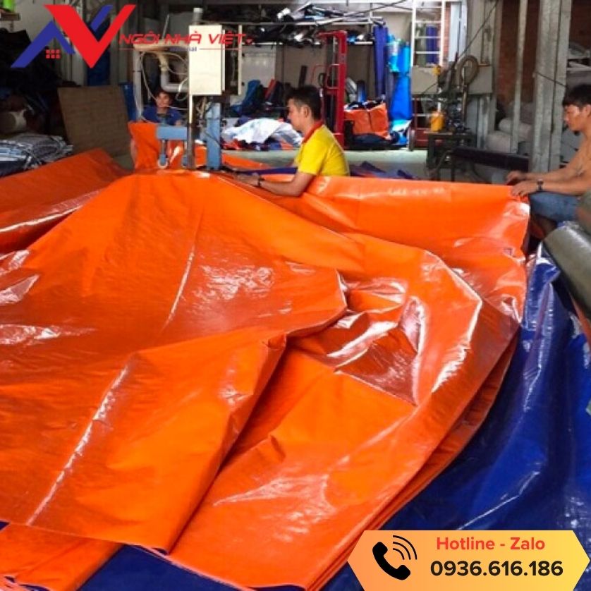 Vật tư giá tốt có cung cấp giá bạt xanh cam khổ 4m và nhiều kích thước khổ khác