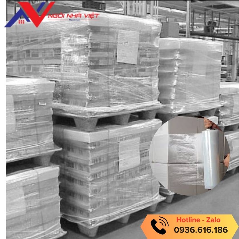 Màng quấn Pallet tại vật tư giá tốt Màng PE quấn Pallet tại vật tư giá tốt