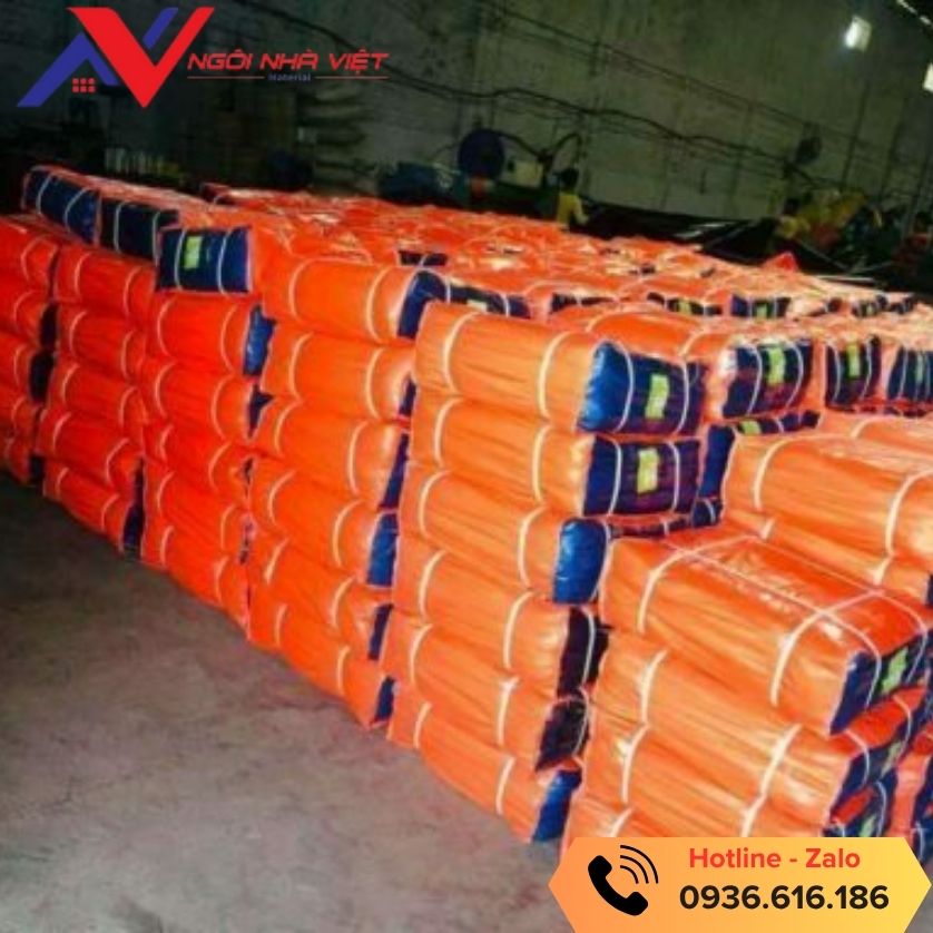 Tổng kho bạt xanh cam khổ 3m và các loại khổ 2m, 4m, 6m, 8m rẻ nhát HCM Tổng kho giá bạt xanh cam khổ 3m rẻ nhất HCM