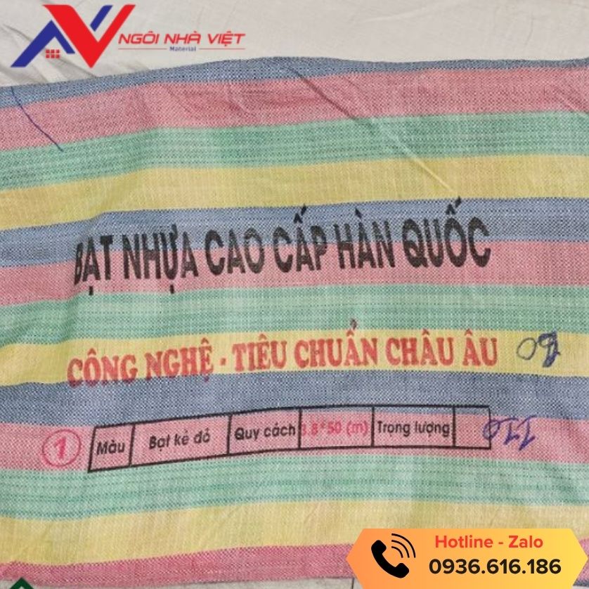 Xấp bạt sọc 3 màu khổ 3.8m tại Vật tư giá tốt