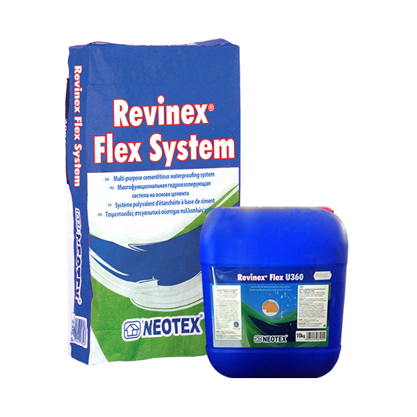 Vật liệu chống thấm gốc xi măng Revinex Flex U360