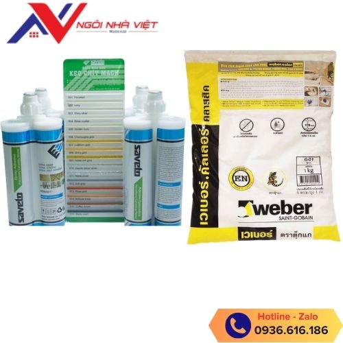 Các loại keo chà ron ở Ngôi Nhà Việt
