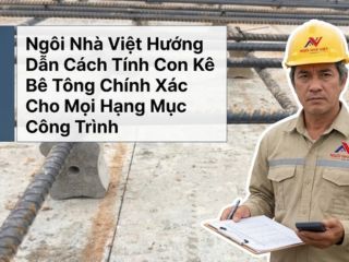 Cách tính con kê bê tông