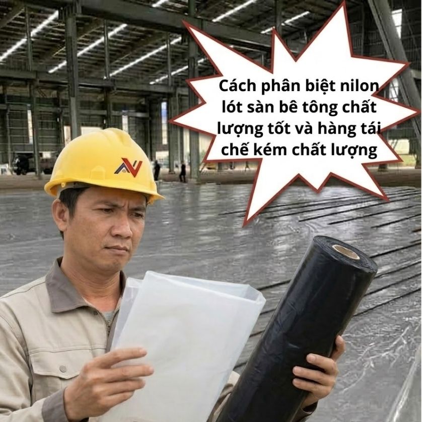 Cùng vật tư giá tốt tìm hiểu cách phân biệt nilon lót sàn Cùng vật tư giá tốt tìm hiểu cách phân biệt nilon lót sàn
