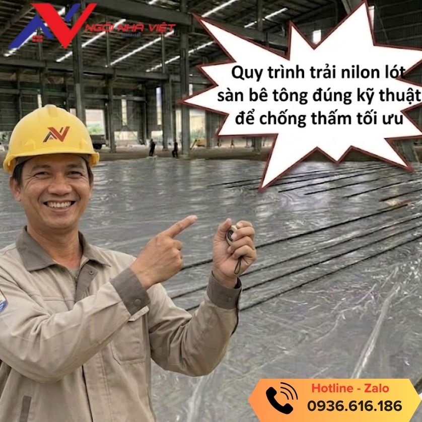 Cùng vật tư giá tốt tìm hiểu quy trình trải nilon lót sàn Cùng vật tư giá tốt tìm hiểu quy trình trải nilon lót sàn