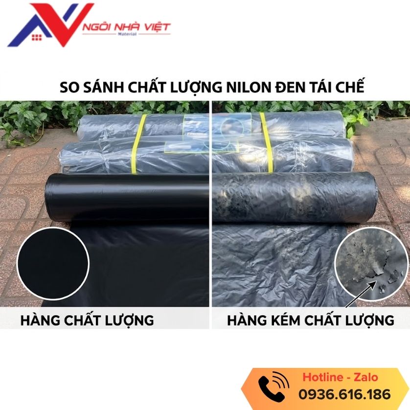 So sánh chất lượng nilon đen lót sàn So sánh chất lượng nilon đen lót sàn
