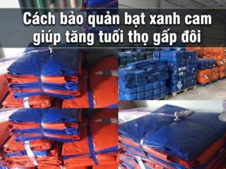 Cách bảo quản bạt xanh cam