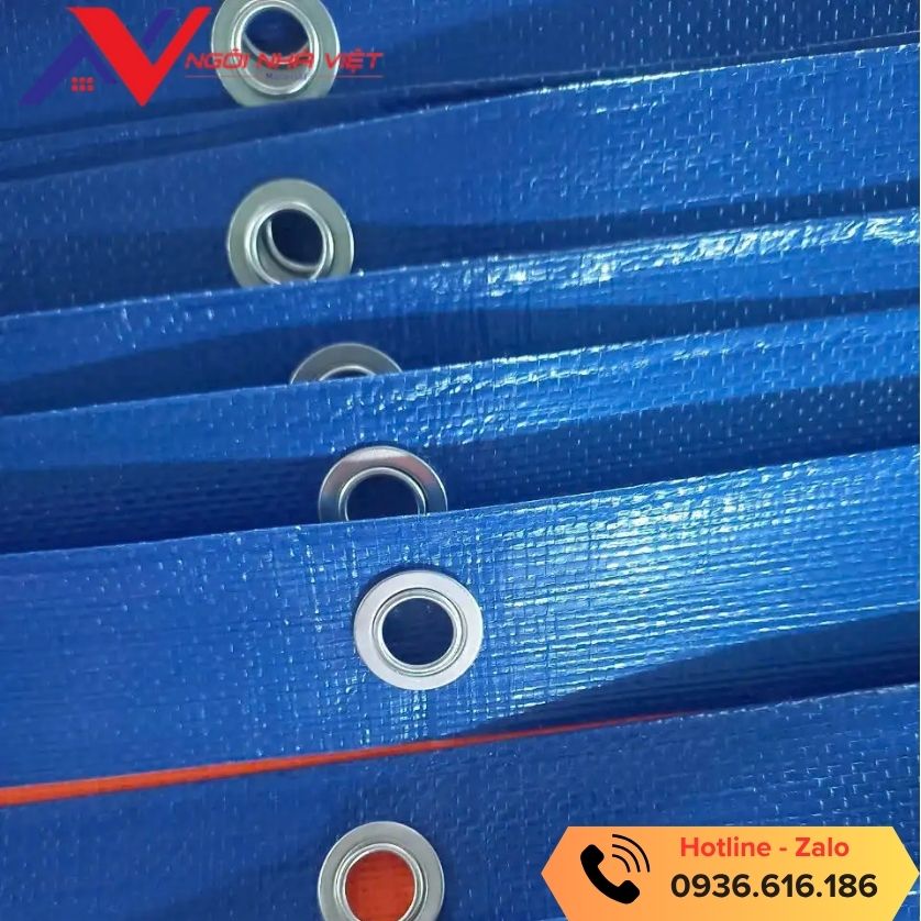 Khoen và viền bạt phải được may chắc chắn