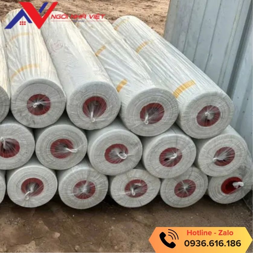 Nilon trắng giao đến chân công trình ở Thủ Đức