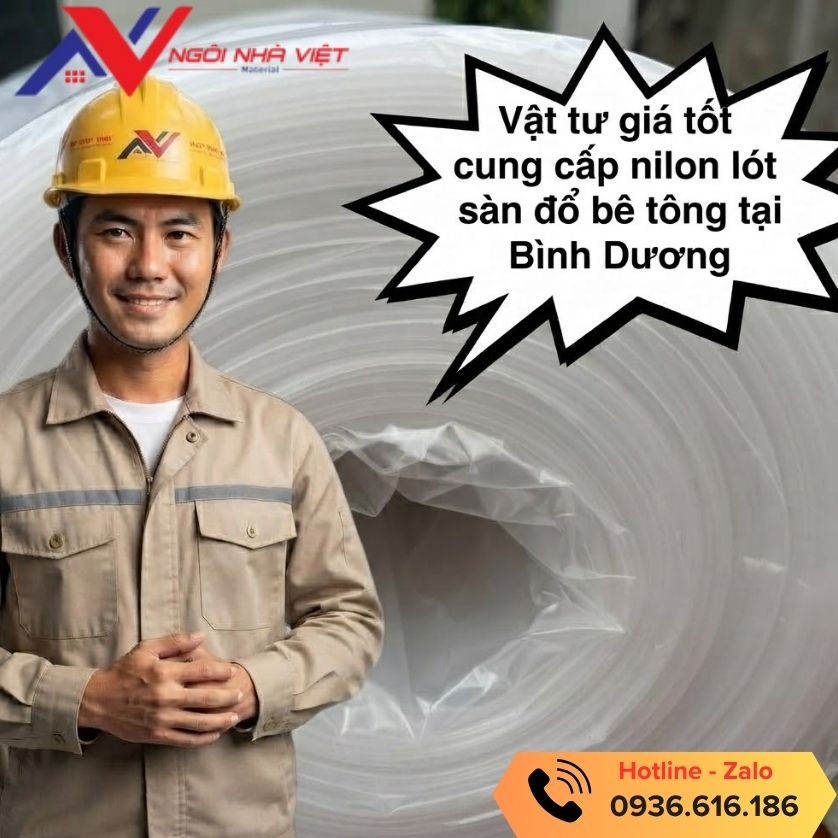 Vật tư giá tốt cung cấp nilon lót sàn tại Bình Dương Vật tư giá tốt cung cấp nilon lót sàn tại Bình Dương