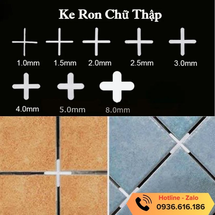Các kích thước ke lát gạch chữ thập tại Vật tư giá tốt Các kích thước ke lát gạch chữ thập tại Vật tư giá tốt