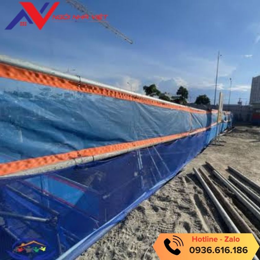 Đặc điểm vượt trội của lưới PVC viền rào công trình